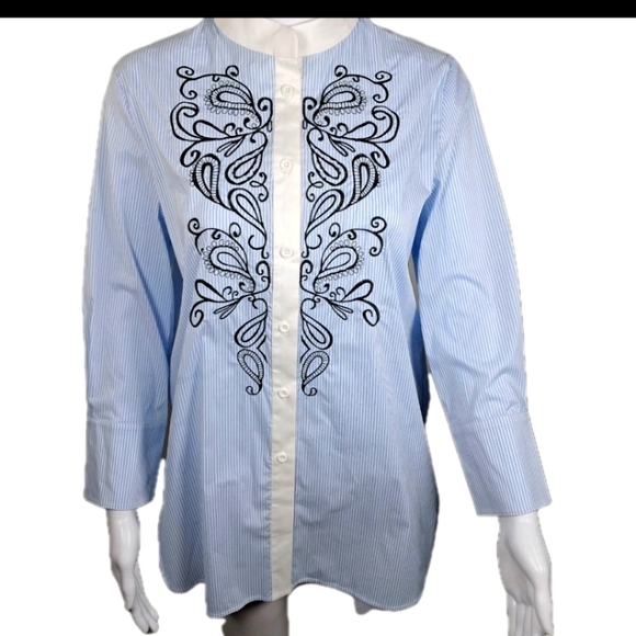 Ming Wang Tops - Ming Wang Shirt Dress Sz Xsmall
